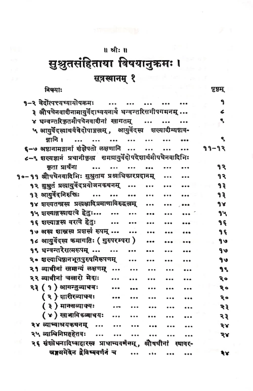 Sushruta Samhitaya Sutrasthanam ( KAS 74)